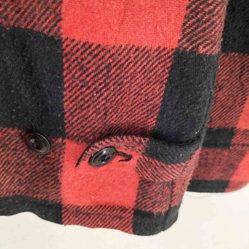 DISTINCTIVE SPORTSWEAR  60S USA製 棒TALON ブロックチェック ウールジャケット メンズ import:M